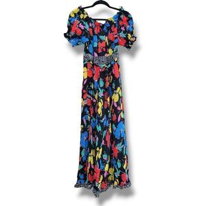 Rixo for Target X women's off the shoulder floral maxi dress  - size 8